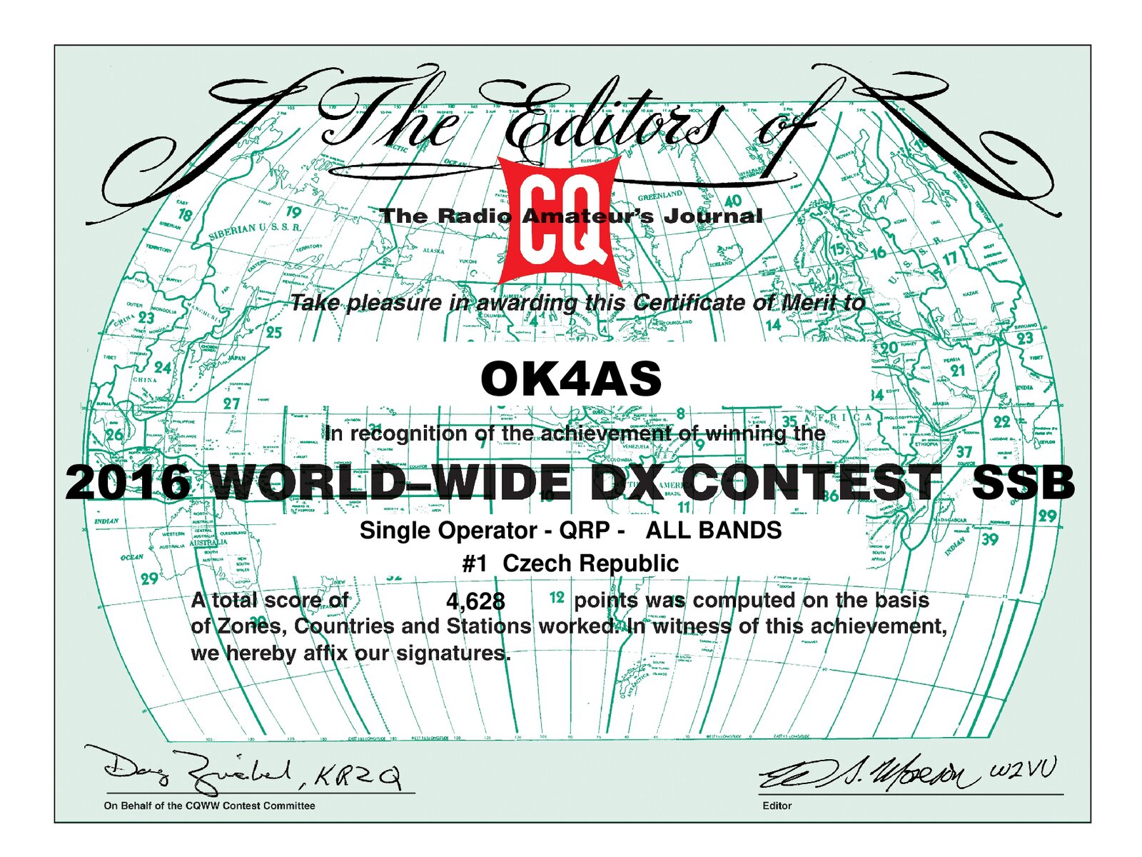 2016 CQ WW SSB SOAB QRP